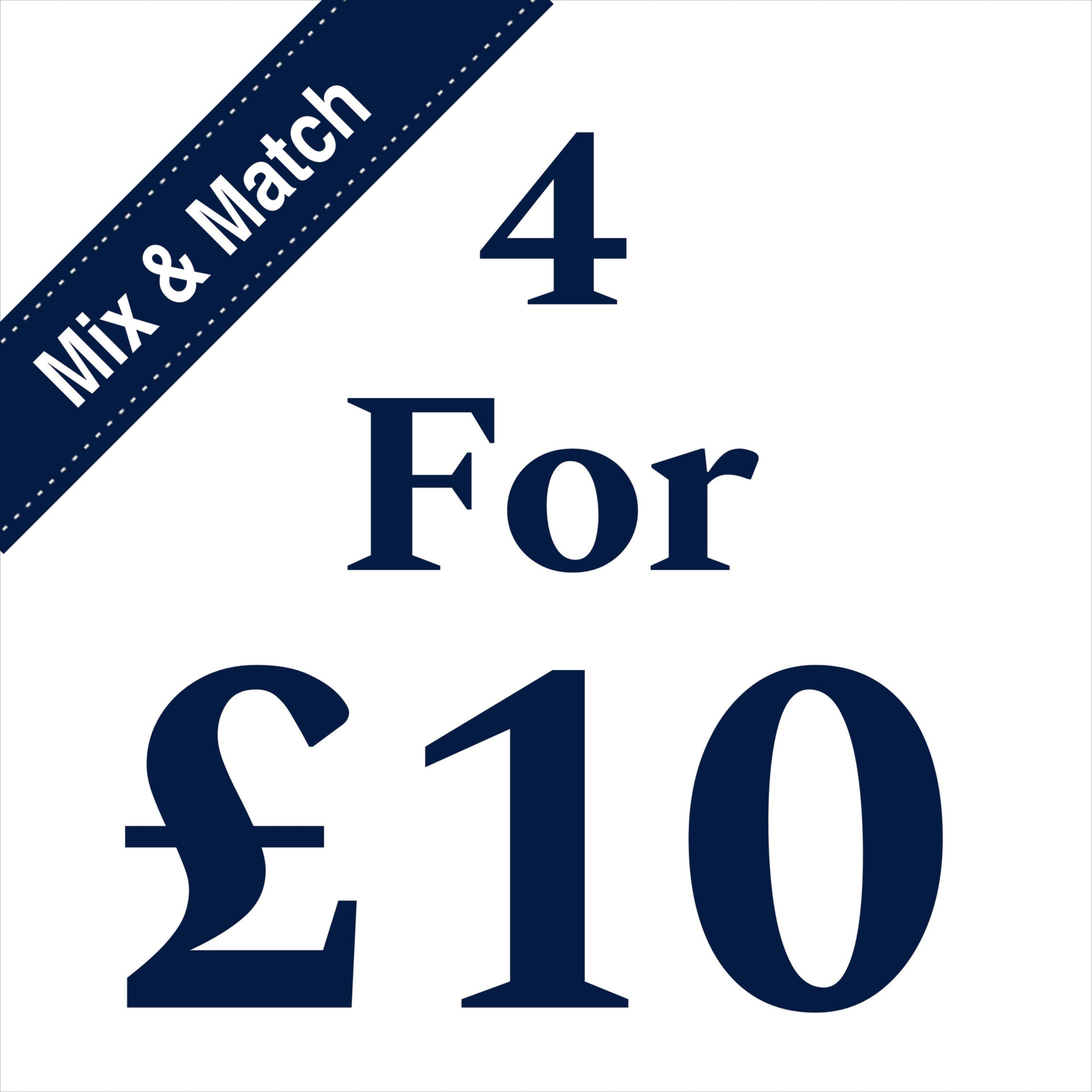 4 for £10 Nic Salts | Mix & Match Bundles | Top Brands